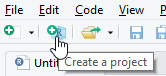 New Project button